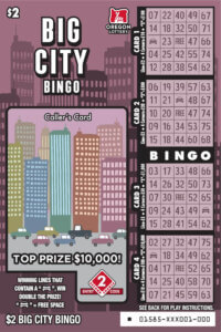 Big City Bingo Front