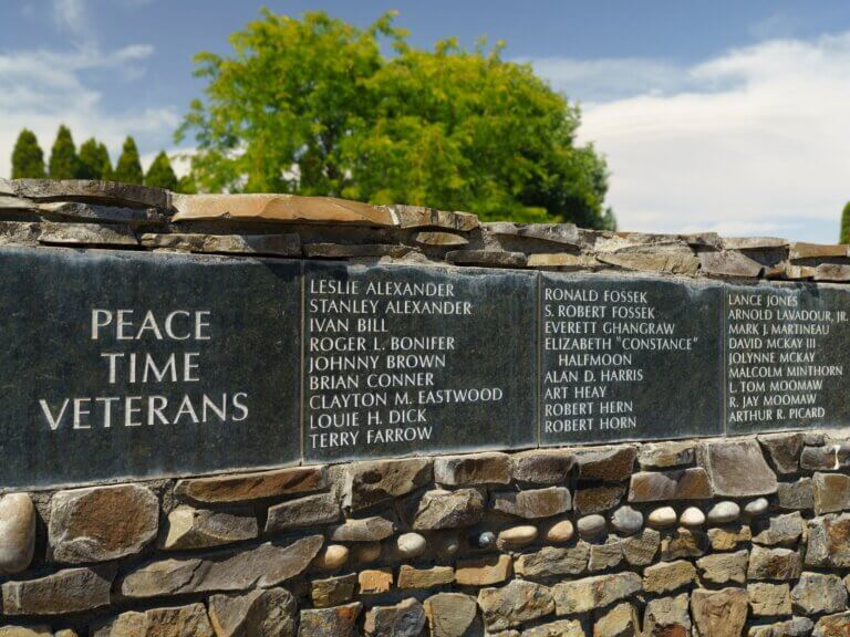 Peace Time Veterans memorial