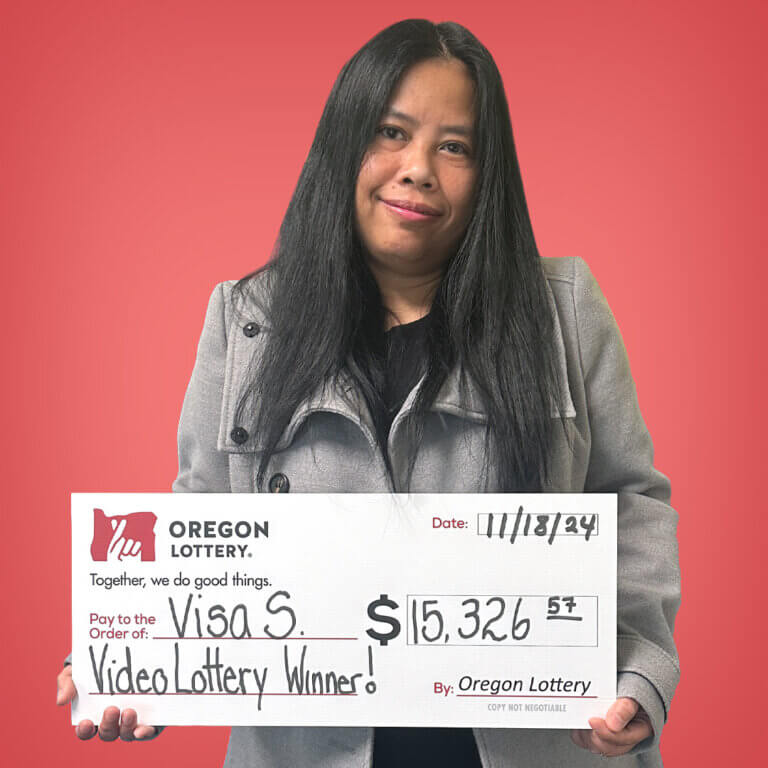 Video Lottery winner Visa S.