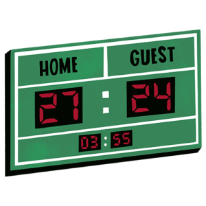 illustration of a scoreboard