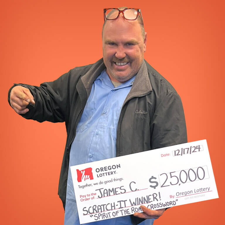 James C, Scratch-it winner